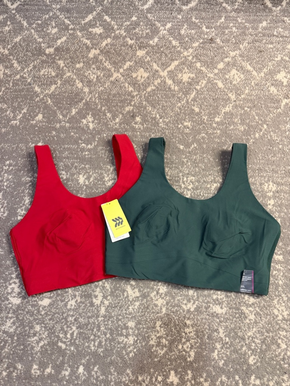 Target Women's Sports Bras - Red & Dark Green